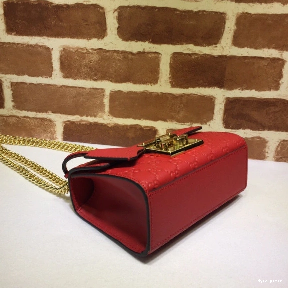 Hyperpeter Gucci Padlock small bag GUCCI shoulder Signature 0717